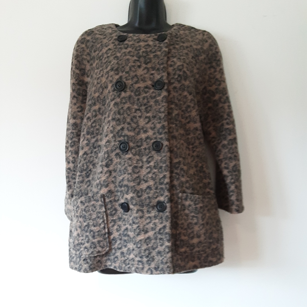 Exclusive Clements Ribeiro Portobello Leopard Print Pea Coat